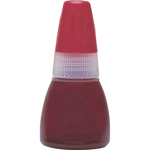 Shachihata Inc  Refill Ink, 10 ml Bottle, Red