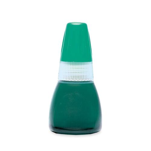 Shachihata Inc  Refill Ink, 10 ml Bottle, Green