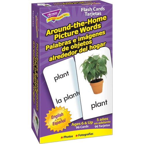 Trend Enterprises  Flash Cards,Spanish,Objects Around The Home