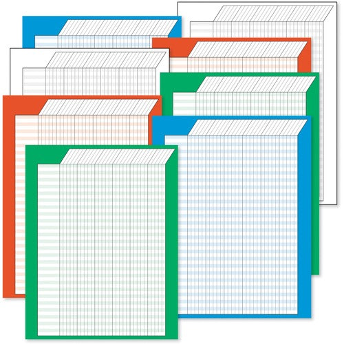 Trend Enterprises  Incentive Chart,Vertical,22"x28",50 Rows/30 Columns,8/PK,Ast