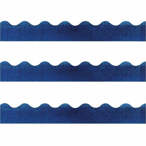 Trend Enterprises  Sparkle Trimmers, 2-1/4"x32-1/2', Blue Sparkle