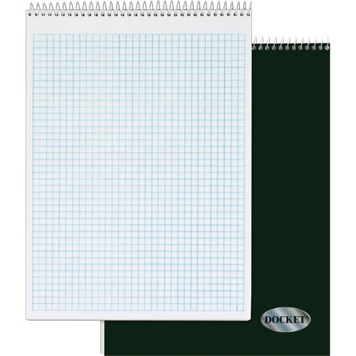 Tops  Quadrille Pad, 4x4, 8-1/2"x11-3/4", 70 Shts, White Paper