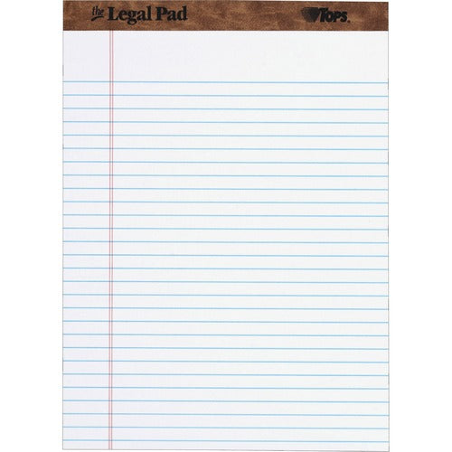 Tops  Legal Pads,Legal Ruled,8-1/2"x11-3/4",50Sht,CA