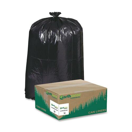 Webster  Can Liners,Hvy-Dty,1.25mil,31-33 Gal,33"x39",100/CT,BK