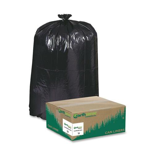 Webster  Can Liners,Hvy-Dty,1.25mil,40-45 Gal,40"x46",100/CT,BK