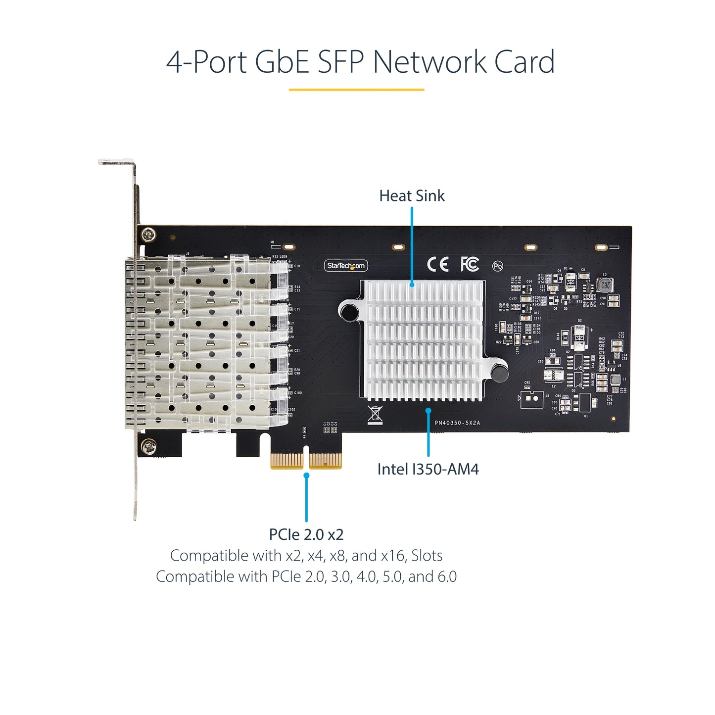 StarTech.com P041GI-NETWORK-CARD network card Internal Fiber 1000 Mbit/s