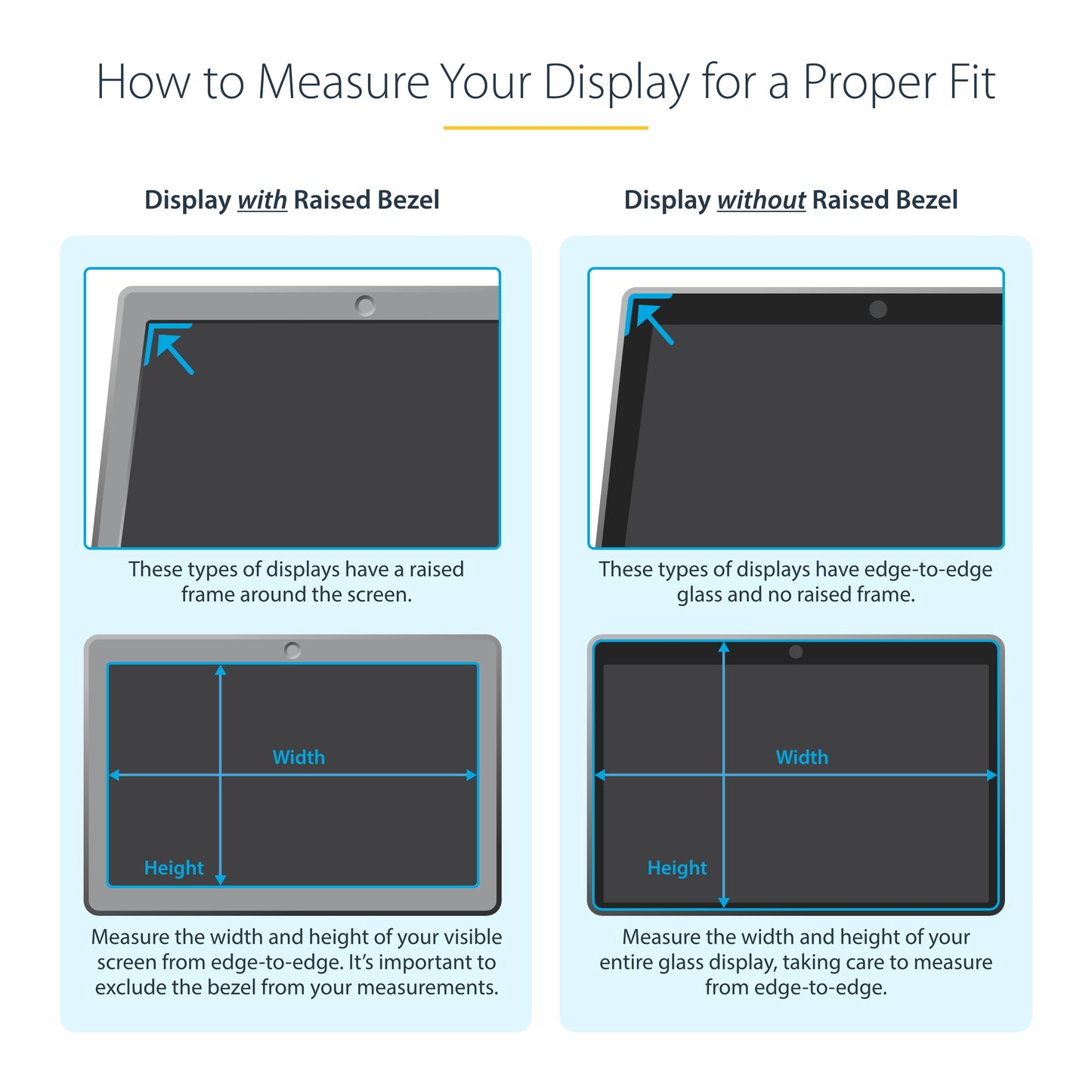 StarTech.com 14G-PRIVACY-SCREEN display privacy filters 14" Laptop Frameless display privacy filter