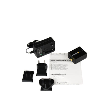 StarTech.com SPDIF2AA audio converter Black