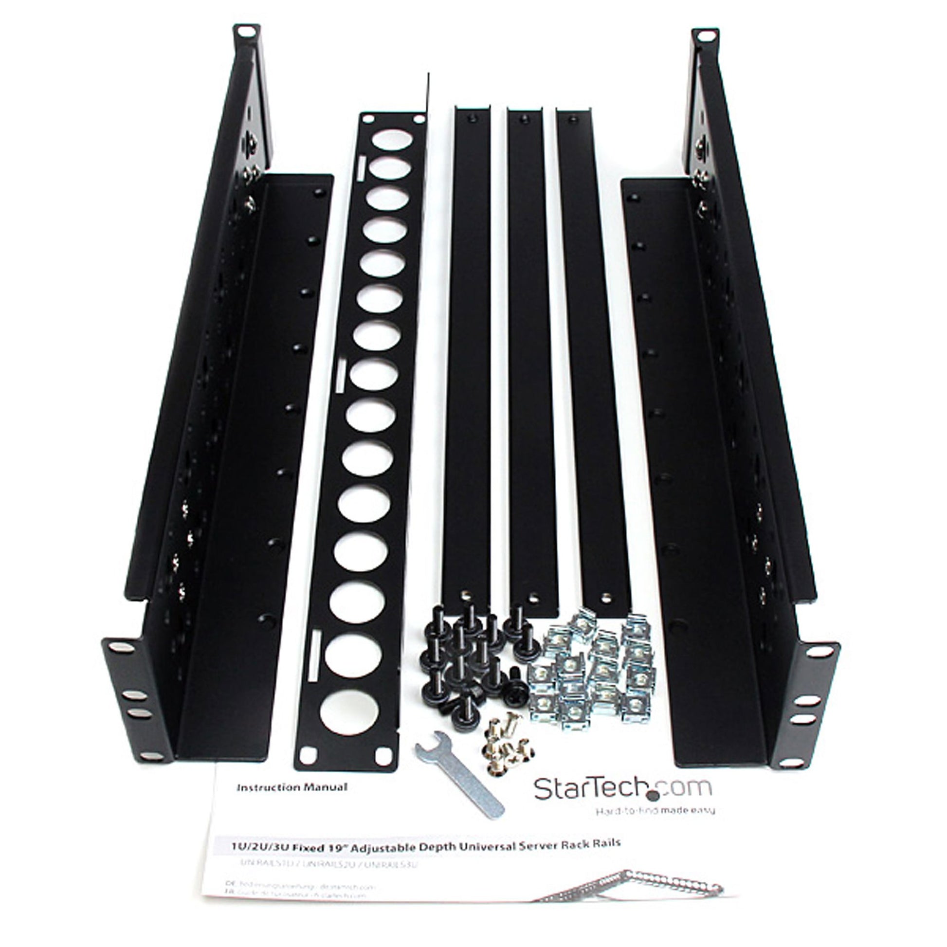 StarTech.com UNIRAILS2U rack accessory Rack rail