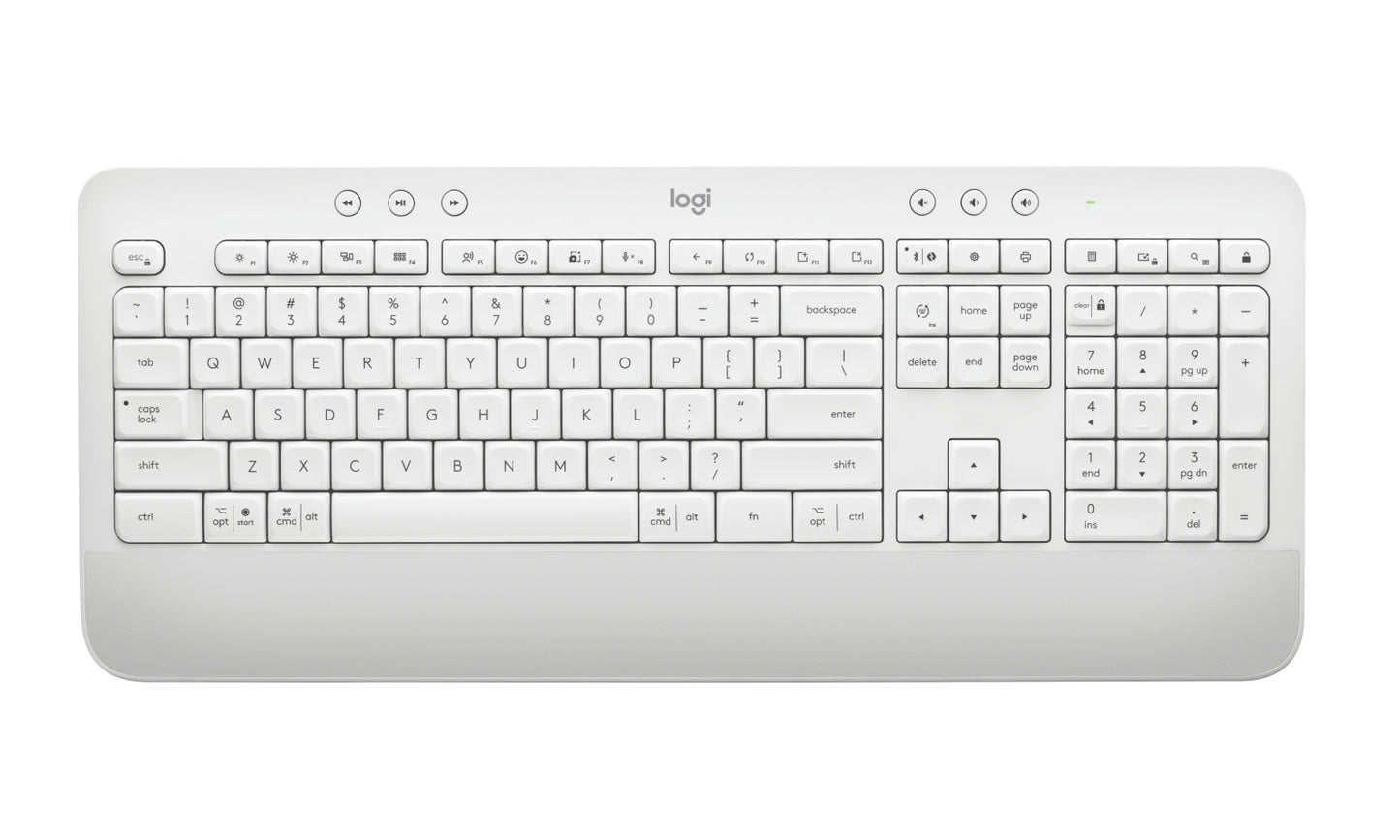 Logitech 920-010962 keyboard Office Bluetooth English White