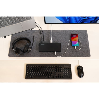 Kensington H3000 Headset Wireless Head-band Gaming USB Type-C Bluetooth Black