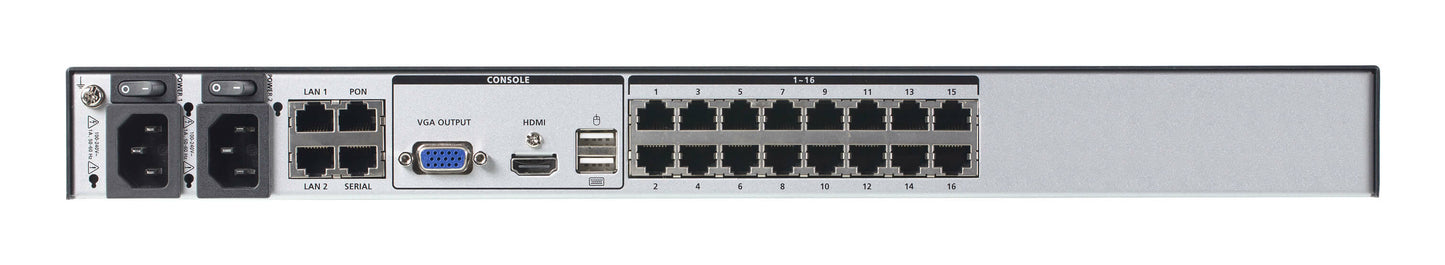 ATEN KN2116VB KVM switch Rack mounting Black