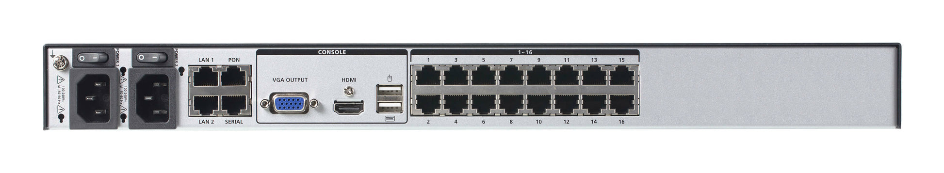 ATEN KN2116VB KVM switch Rack mounting Black