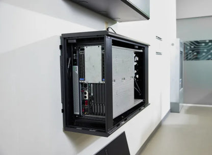 APC AR106VI rack cabinet 6U Wall mounted rack Black