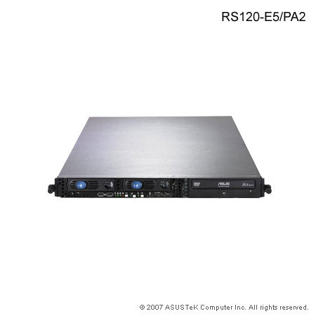 ASUS RS120-E5/PA2 Multi-Core Cost Effective server 0 GB Rack (1U) Intel® Xeon® 5000 Sequence E5335 2 GHz DDR2-SDRAM 350 W