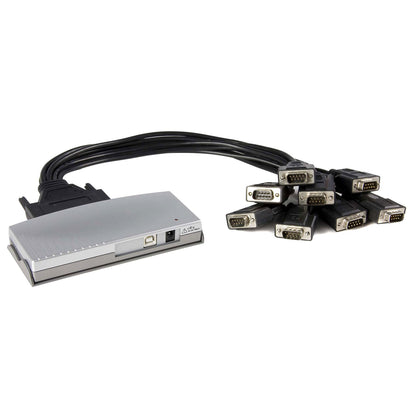 StarTech.com ICUSB2328 interface hub USB 2.0 Type-B Silver