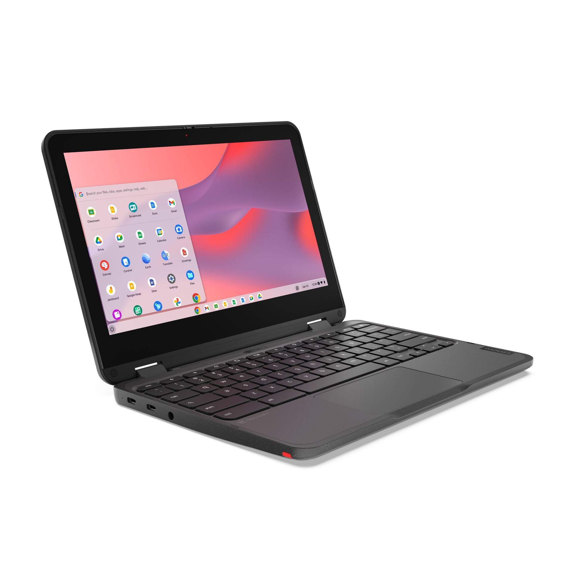 Lenovo 500e Chromebook Gen 4s Intel® N N100 11.6" Touchscreen HD 8 GB LPDDR5-SDRAM 64 GB eMMC Wi-Fi 6E (802.11ax) ChromeOS English Gray