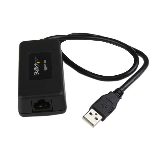 StarTech.com USB110EXT2 network extender Network transmitter & receiver Black