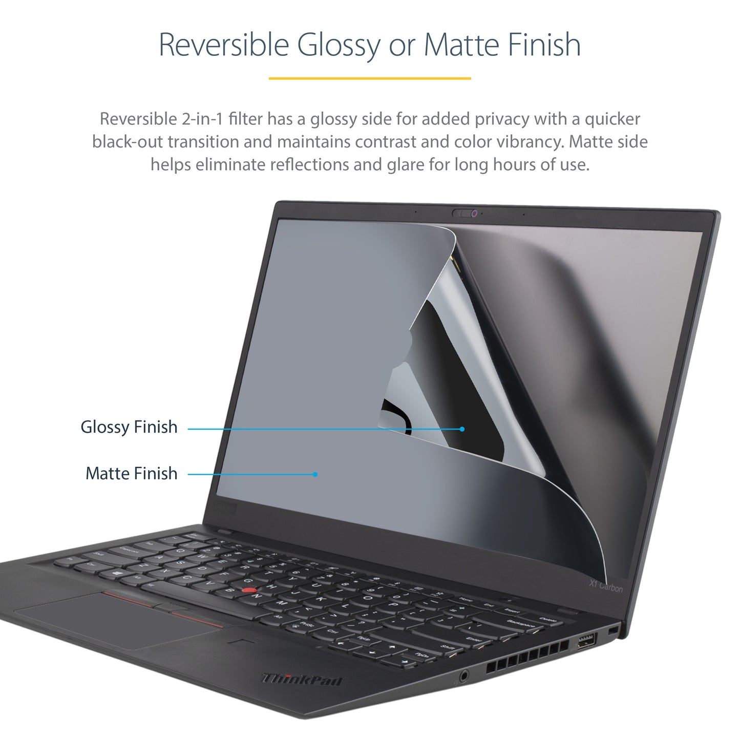 StarTech.com 156G-PRIVACY-SCREEN display privacy filters 15.6" Laptop Frameless display privacy filter