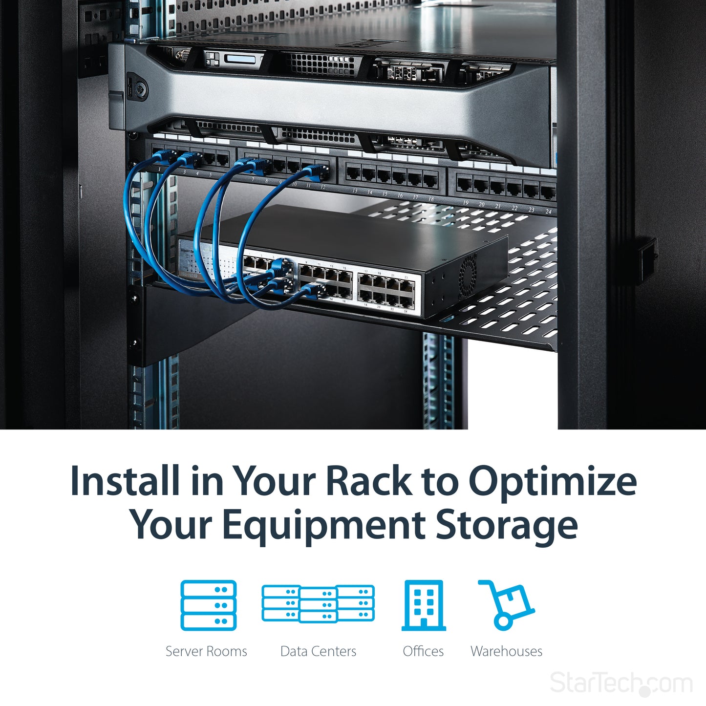 StarTech.com CABSHELF22V rack accessory Shelf