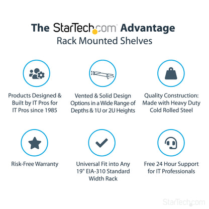 StarTech.com CABSHELF22 rack accessory Shelf