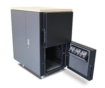 APC NetShelter CX 24U Freestanding rack Oak