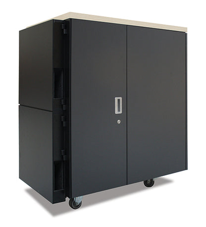 APC NetShelter CX 24U Freestanding rack Oak
