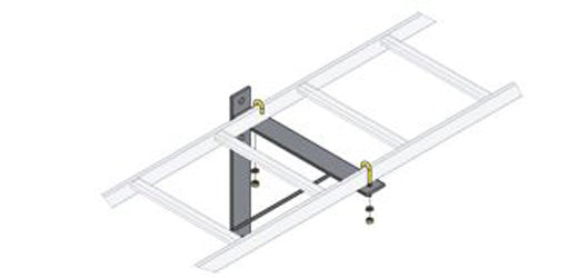 Middle Atlantic Products Triangle Wall Support Bracket 1 pair