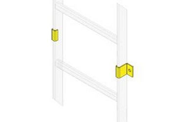 Middle Atlantic Products Ladder Wall Clamp 6 pairs