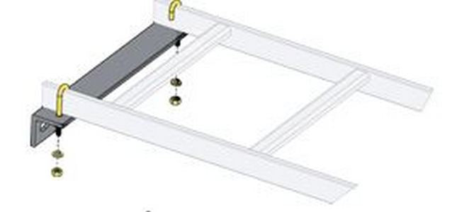 Middle Atlantic Products Ladder Wall Support Hardware 6pc