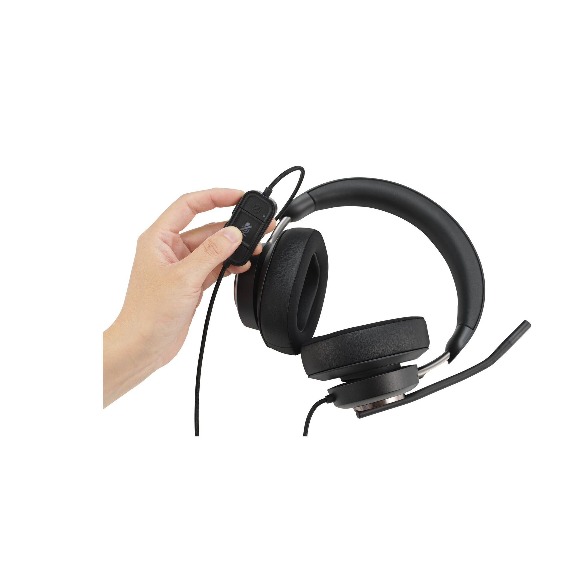 Kensington H2000 Headset Wired Head-band Office/Call center USB Type-C Black