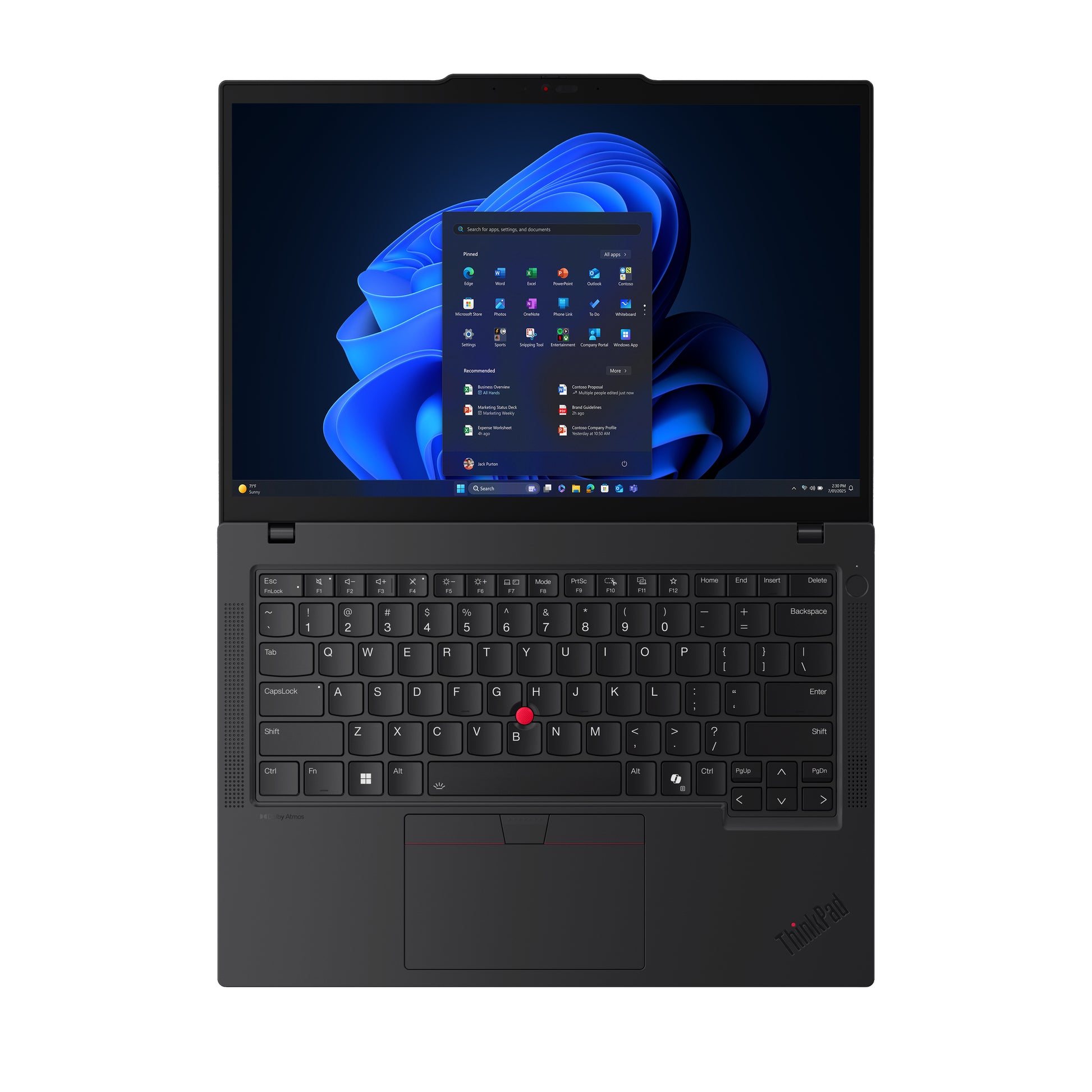 Lenovo ThinkPad T14 Gen 6 (Intel) Intel Core Ultra 5 235U Laptop 14" Touchscreen WUXGA 32 GB DDR5-SDRAM 512 GB SSD Wi-Fi 6E (802.11ax) Windows 11 Pro Black