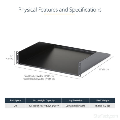 StarTech.com CABSHELFHD rack accessory Shelf