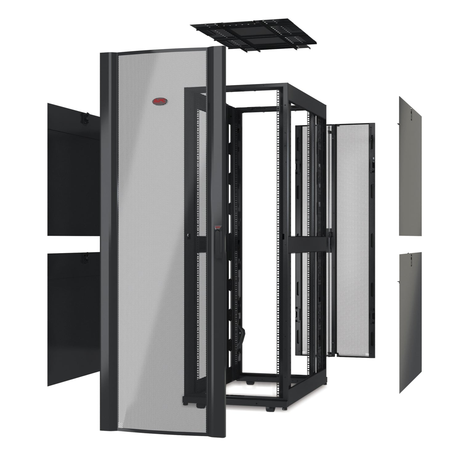 APC NetShelter SX 42U Freestanding rack Black