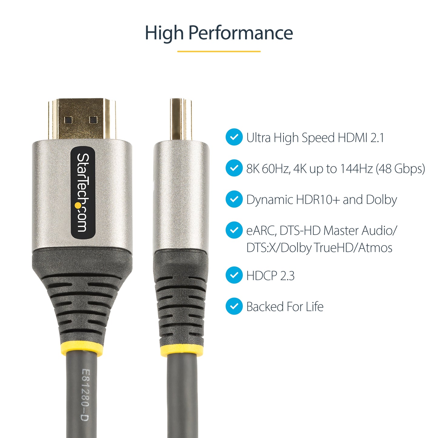 StarTech.com HDMM21V2M HDMI cable 78.7" (2 m) HDMI Type A (Standard) Black
