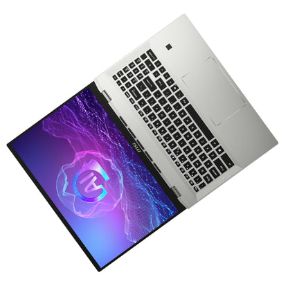 MSI Prestige A16 AI+ A3HMG-016US AMD Ryzen AI 9 365 Laptop 16" Quad HD+ 32 GB LPDDR5x-SDRAM 1 TB SSD Wi-Fi 7 (802.11be) Windows 11 Home Silver
