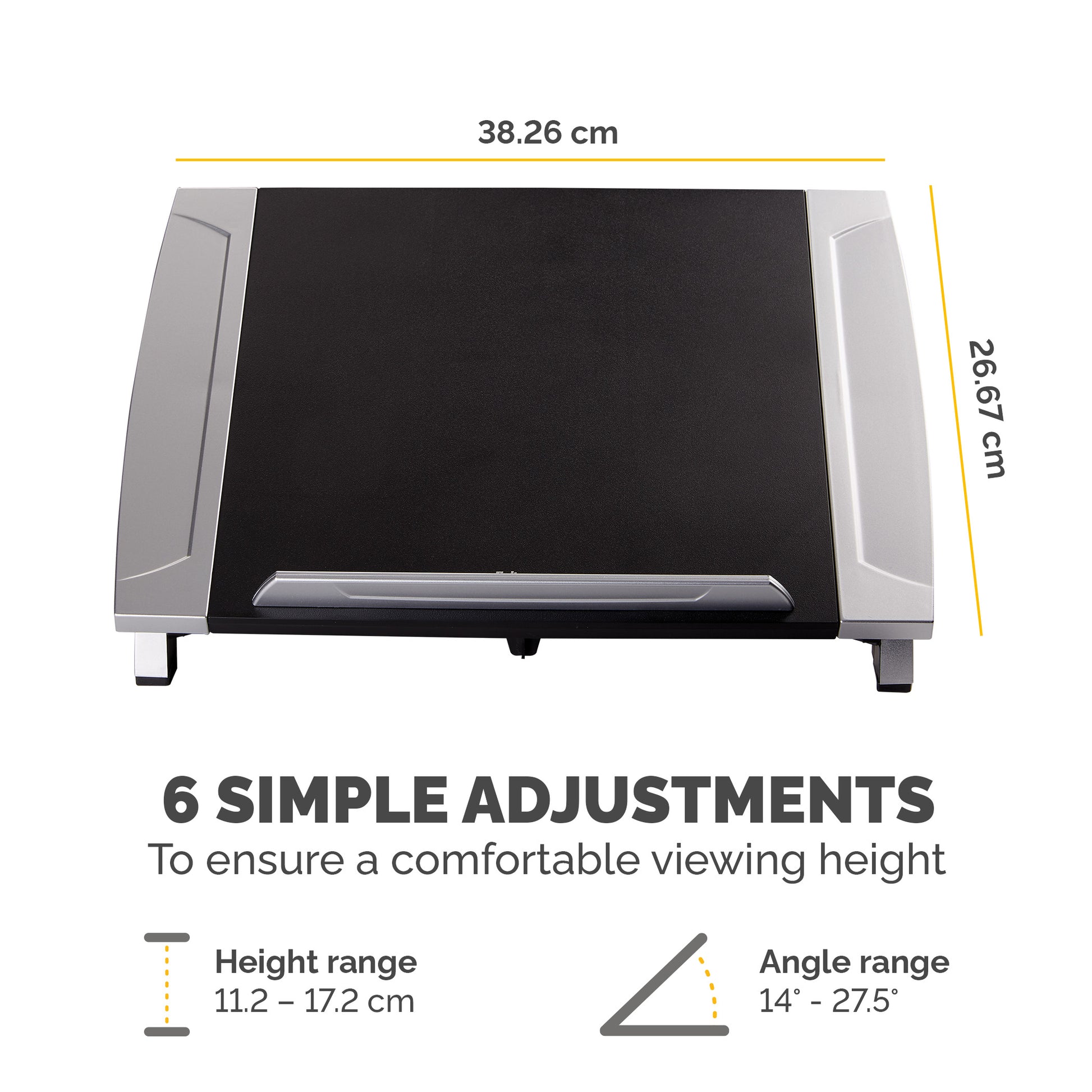 Fellowes 8032001 laptop stand Black 17"