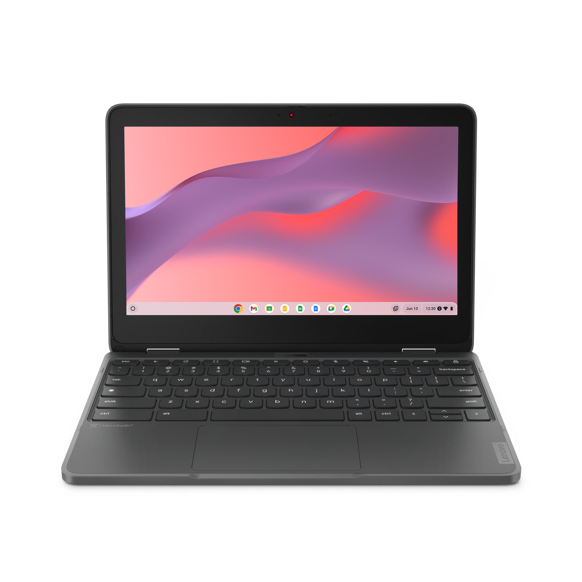 Lenovo 300e Yoga Chromebook Gen 4 MediaTek Kompanio 520 11.6" Touchscreen HD 8 GB LPDDR4x-SDRAM 64 GB eMMC Wi-Fi 6 (802.11ax) ChromeOS English Gray