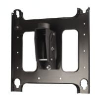 Chief Flat Panel Straight Column Single Ceiling Mount Black