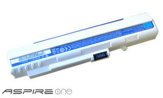 Acer Aspire One Battery - 6 Cell White