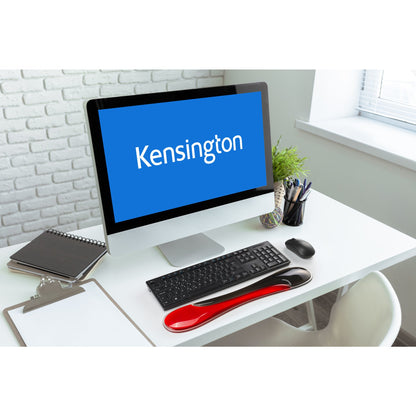 Kensington Slim Duo Gel wrist rest Gel, Thermoplastic polyurethane (TPU) Red