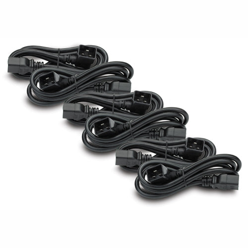 APC Power Cord Kit, 16A, 208/230V, C19 TO C20R, 4FT, 3L + 3R Black 47.2" (1.2 m)