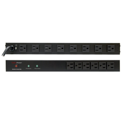 CyberPower RKBS15S6F8R surge protector Black 14 AC outlet(s) 120 V 179.9" (4.57 m)
