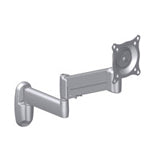 Chief Centris Height-Adjustable Dual Single Swing Arm Wall Mount Black