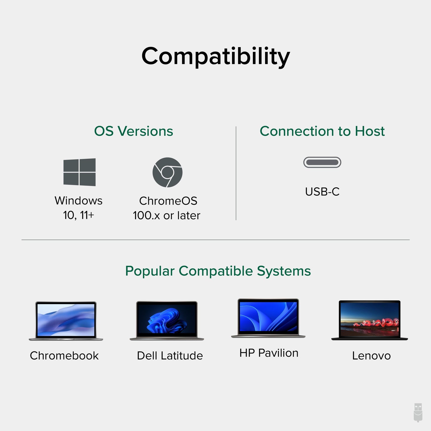 Plugable Technologies USBC-11IN1E laptop dock/port replicator Wired USB 3.2 Gen 1 (3.1 Gen 1) Type-C Silver