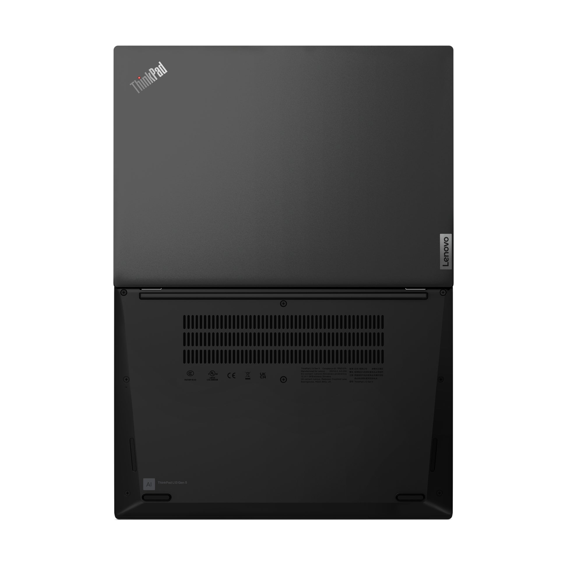 Lenovo ThinkPad L13 Gen 5 (Intel) Intel Core Ultra 5 135U Laptop 13.3" WUXGA 16 GB LPDDR5-SDRAM 256 GB SSD Wi-Fi 6E (802.11ax) Windows 11 Pro Black