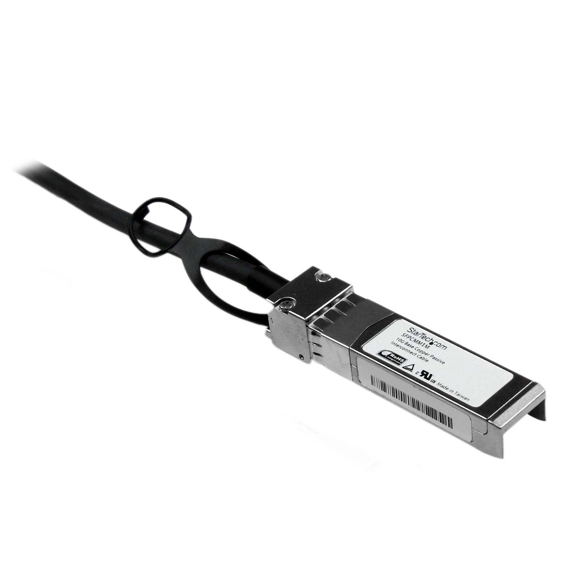 StarTech.com SFPCMM1M InfiniBand/fibre optic cable 39.4" (1 m) SFP+ Black