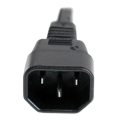 StarTech.com PXTC14C156 power cable Black 70.9" (1.8 m) C14 coupler C15 coupler