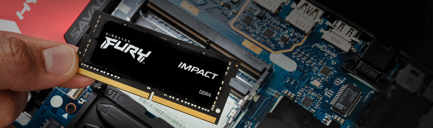 Kingston Technology FURY Impact memory module 8 GB 1 x 8 GB DDR4 3200 MT/s