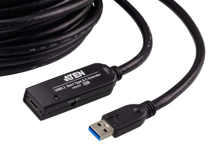 ATEN UE332C USB cable USB 3.2 Gen 1 (3.1 Gen 1) 787.4" (20 m) USB A Black